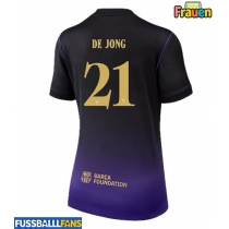 Barcelona Frenkie de Jong #21 Auswärtstrikot Frauen 2026-27 Kurzarm